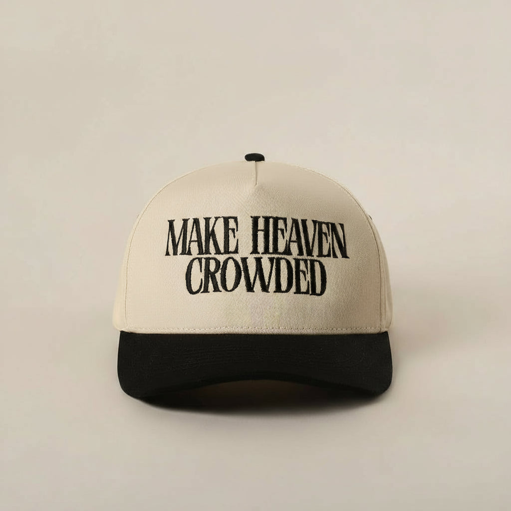 HEAVEN CROWDED | Embroidery Trucker Hat
