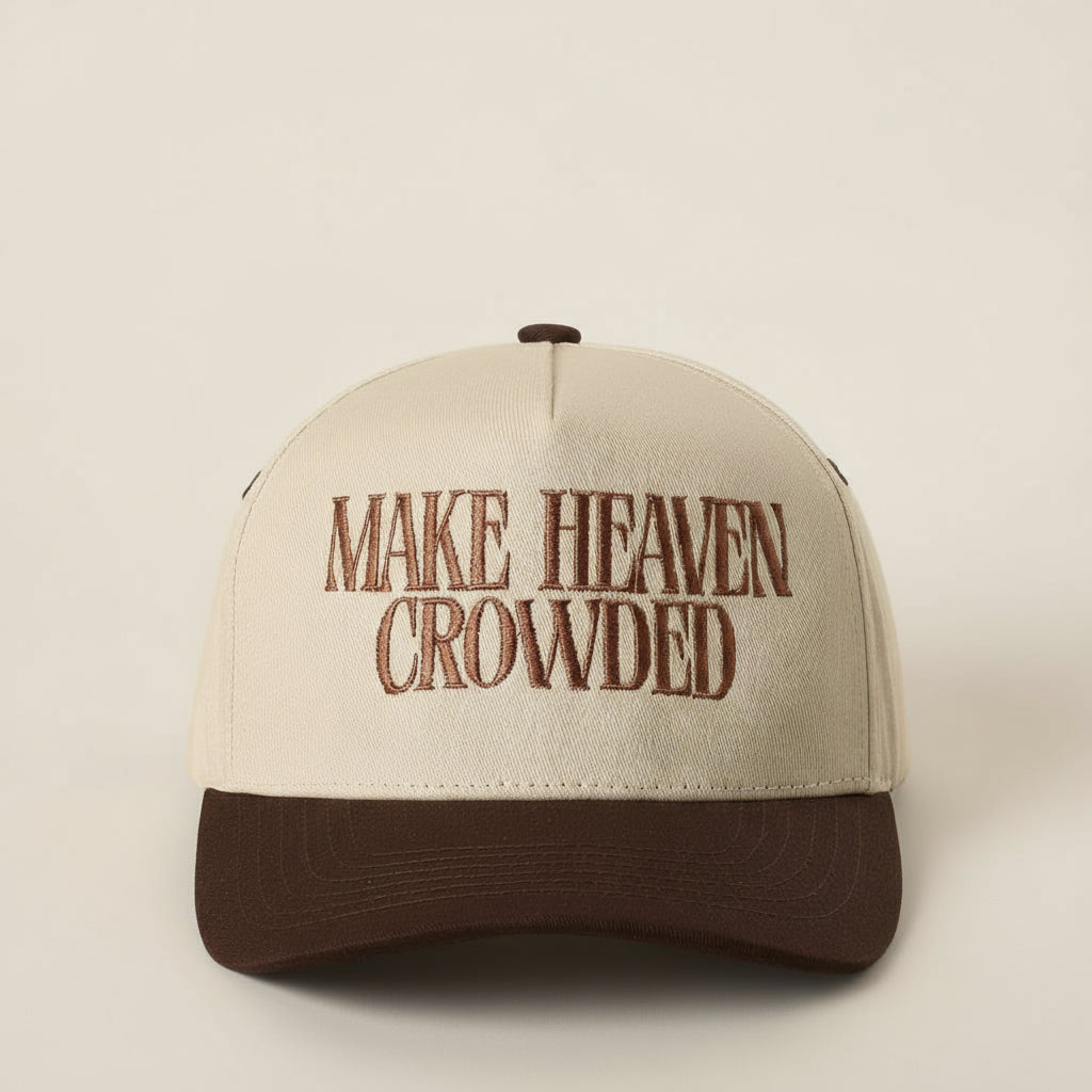 HEAVEN CROWDED | Embroidery Trucker Hat