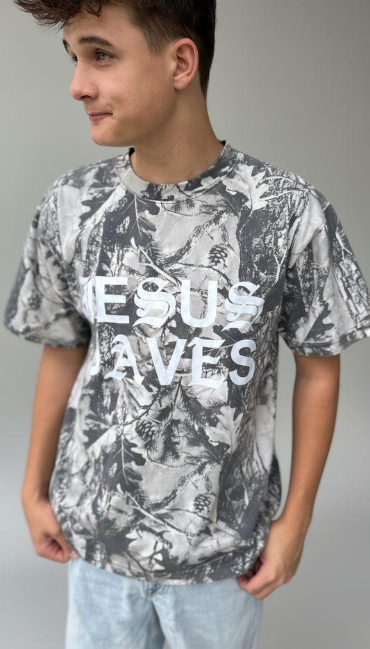 Jesus Saves Unisex Camo