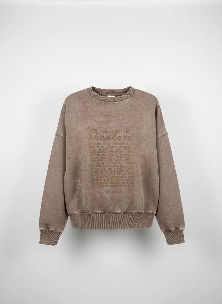 PSALMS 23 | Pullover Sweatshirt • Tone on Tone