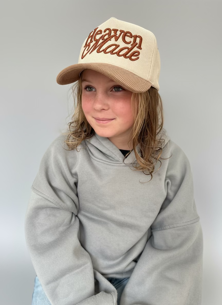 Heaven Made | Embroidered Corduroy Trucker Hat