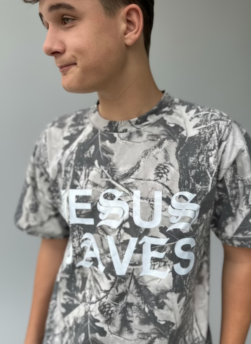 Jesus Saves Unisex Camo