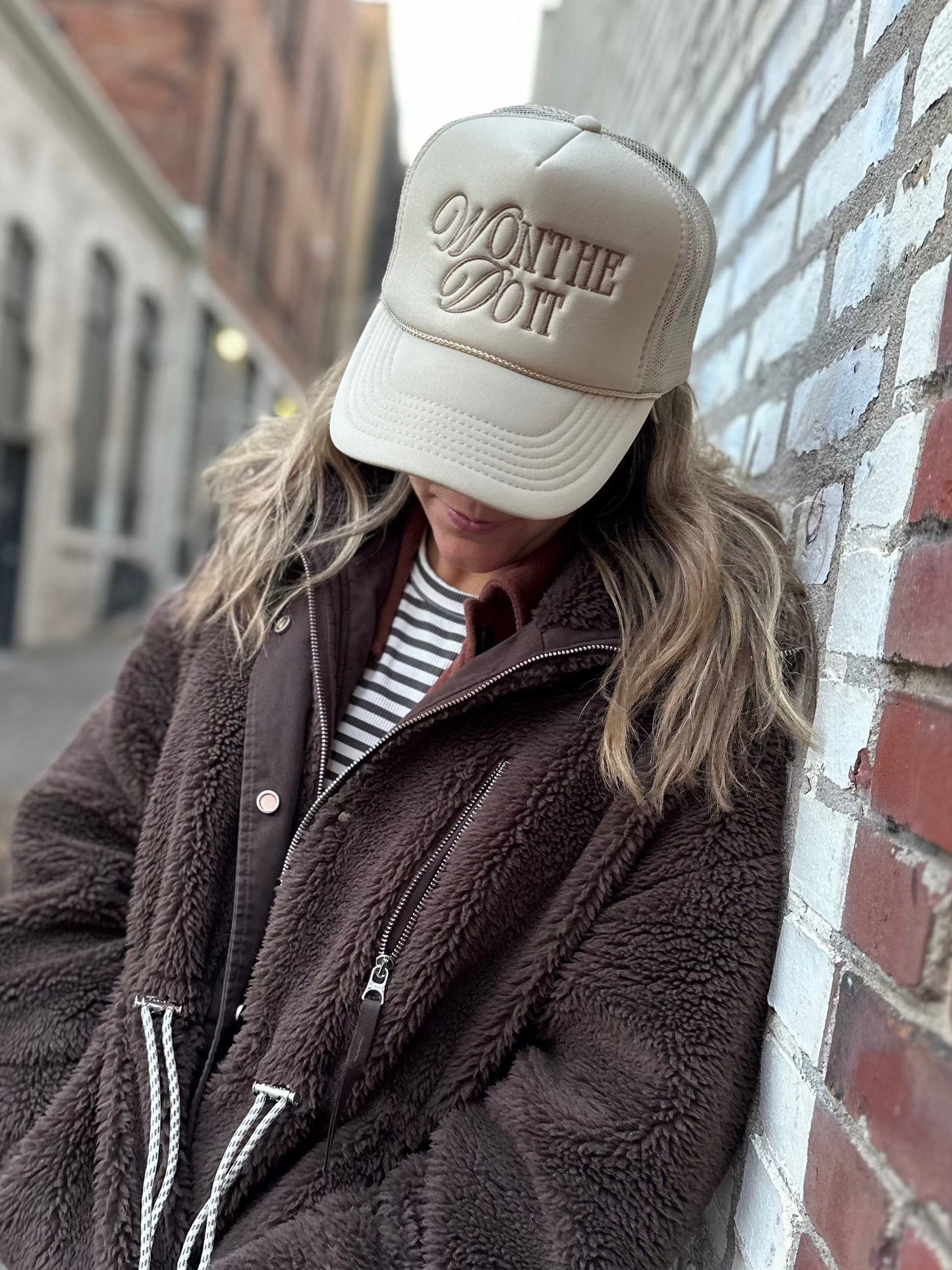 WON'T HE DO IT | Trucker Embroidered Hat