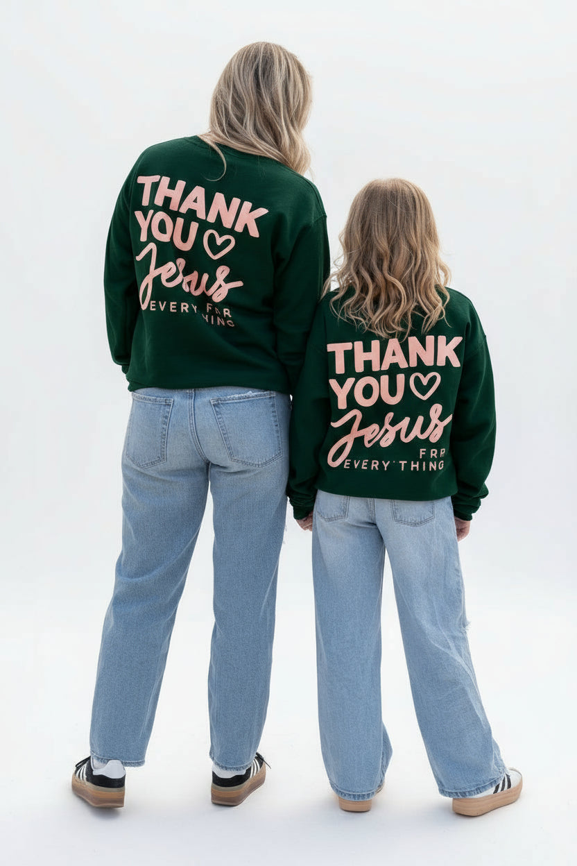 Thank You Jesus Pullover | Christian Pullover