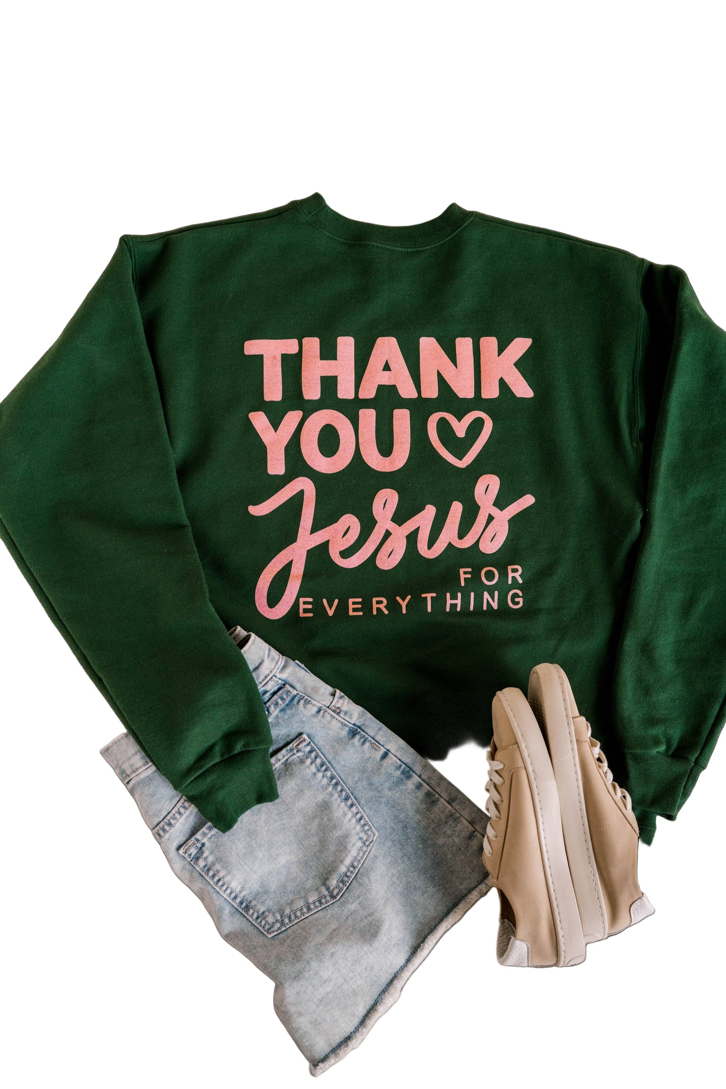 Thank You Jesus Pullover | Christian Pullover